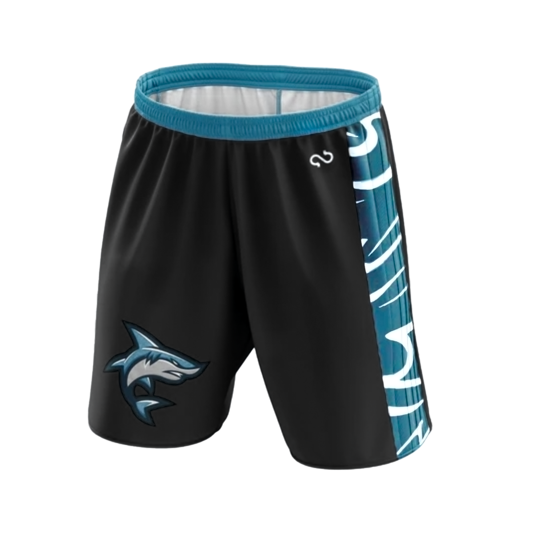 SAN DIEGO SHARKS BLACK SHORTS