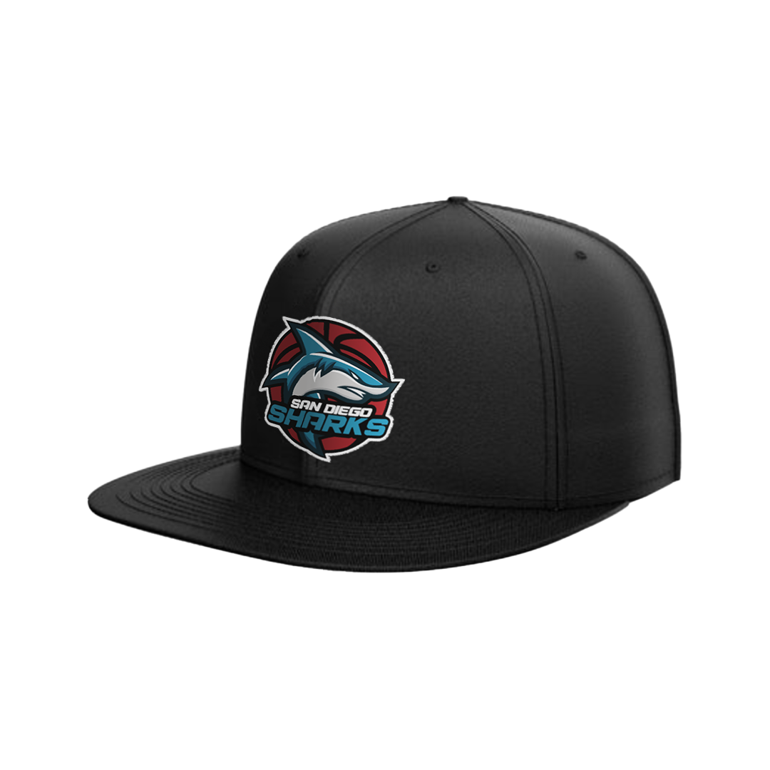 SAN DIEGO SHARKS OFFICIAL TEAM LOGO HAT · FLAT