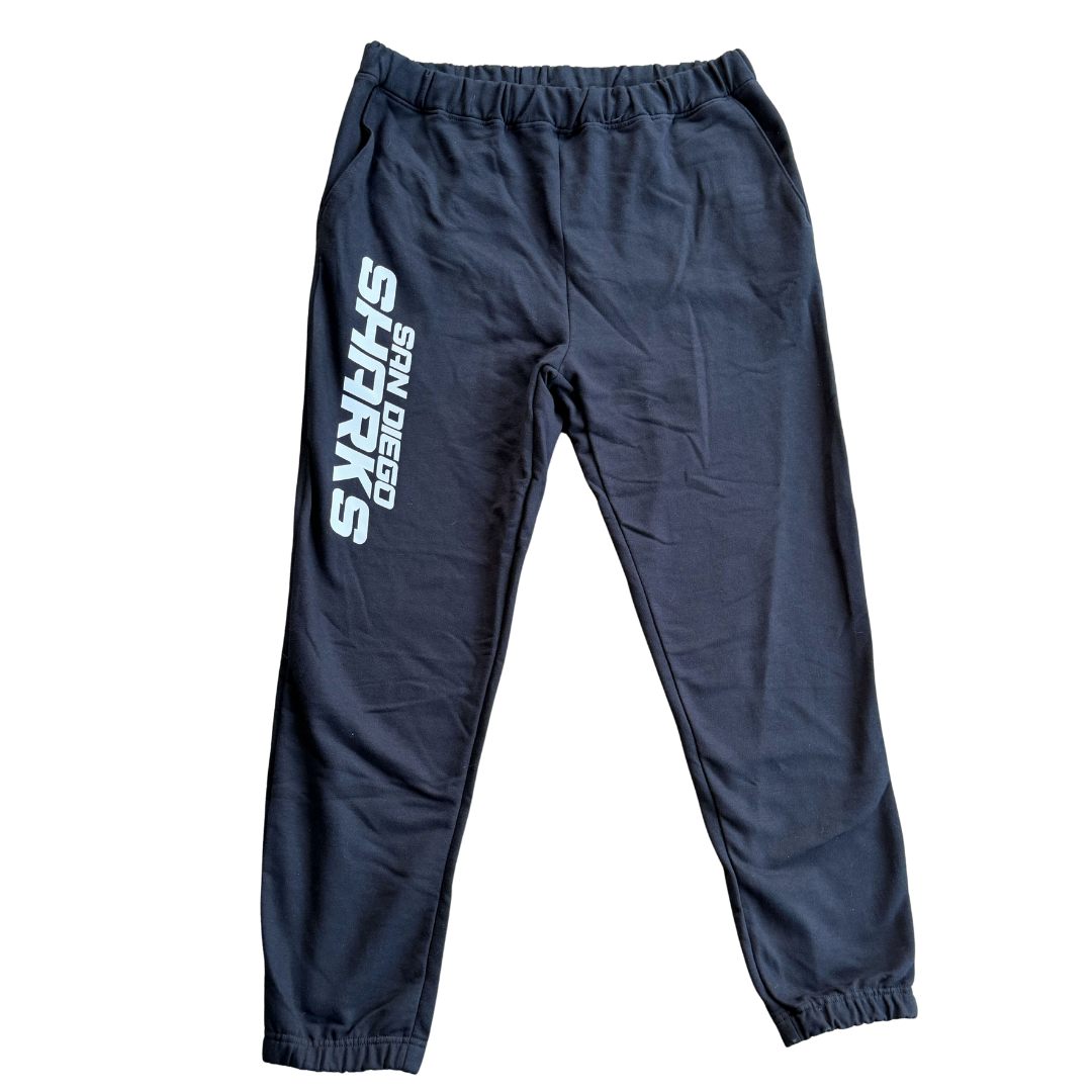 San Diego Sharks Sweatpants Black