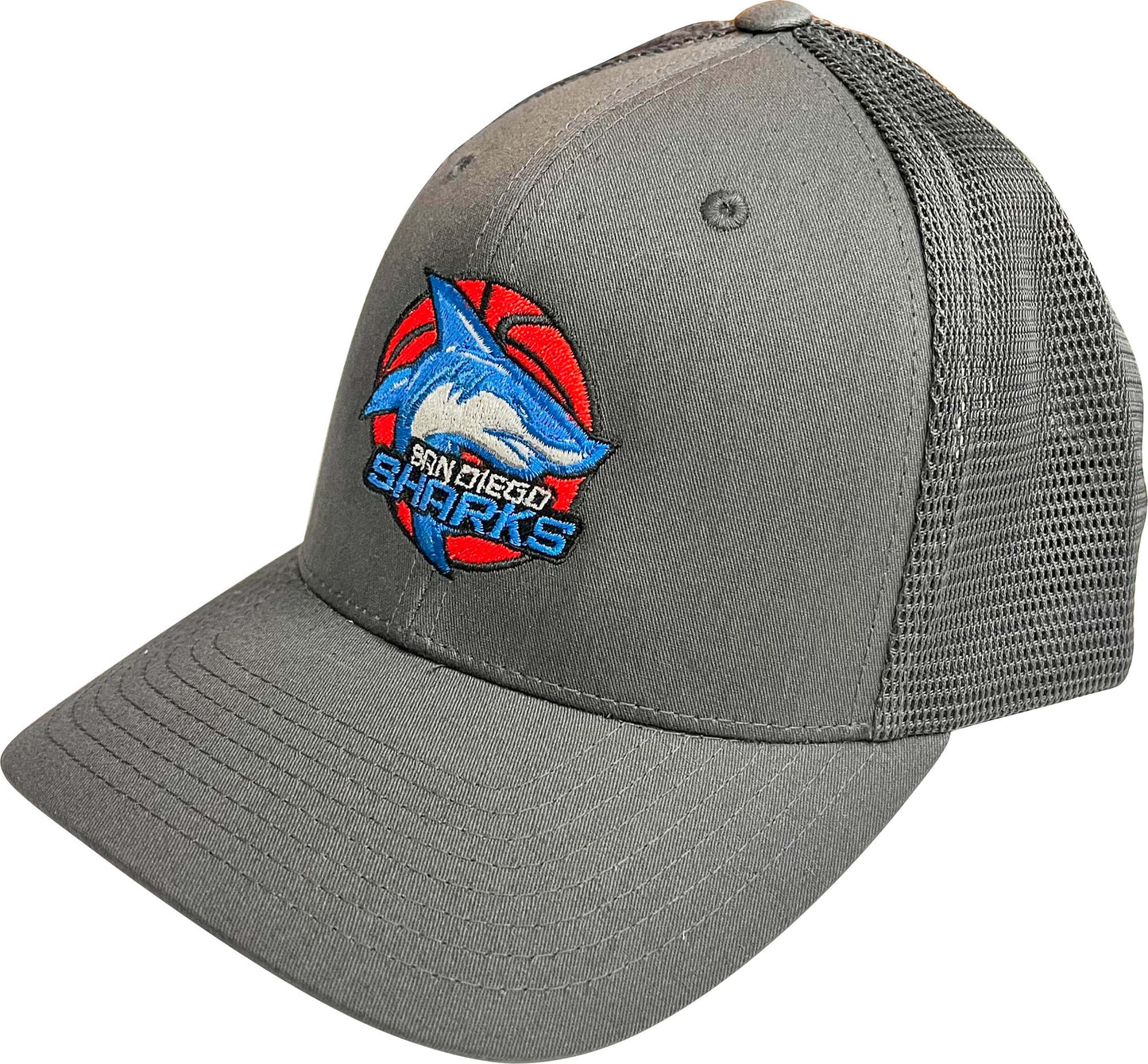 SAN DIEGO SHARKS OFFICIAL LOGO HAT · GRAY