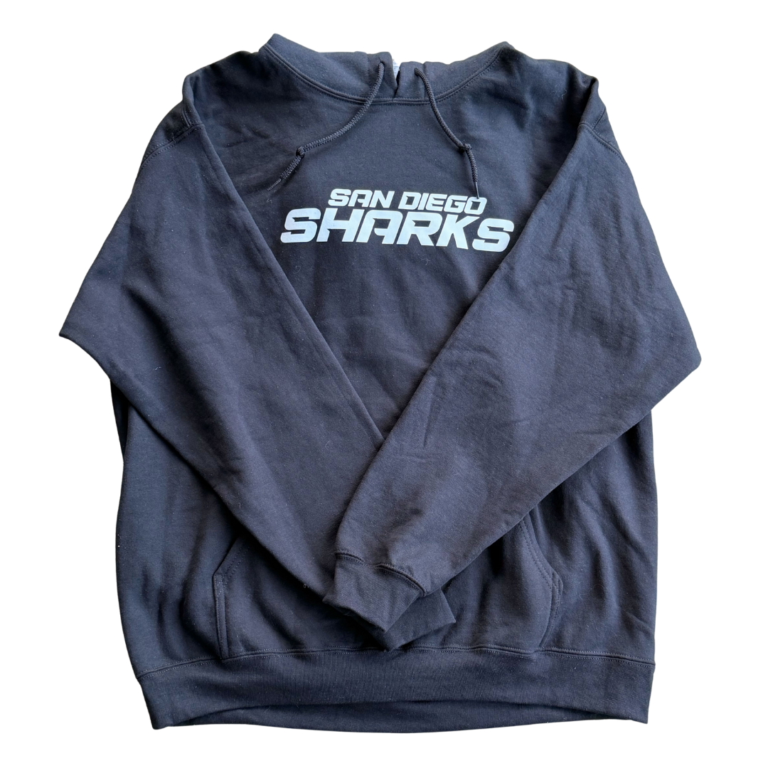 SAN DIEGO SHARKS HOODIE BLACK